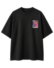 'TicTacToe' Oversized T-shirt - Black